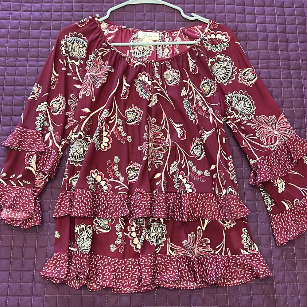 Style and company boho blouse